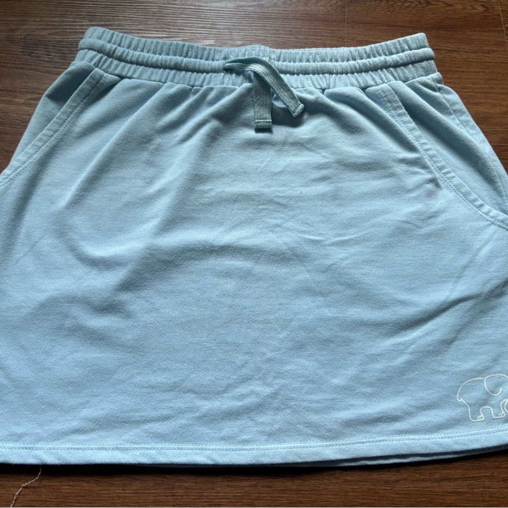 Ivory Ella Light Blue Mini Skirt